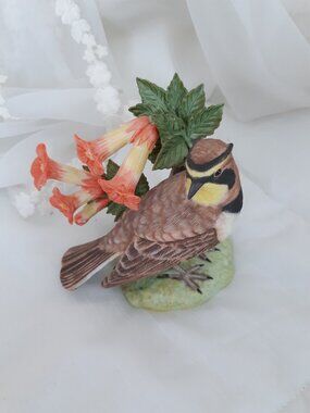 Lenox China - "Horned Lark" figurine from The Garden Bird Collection